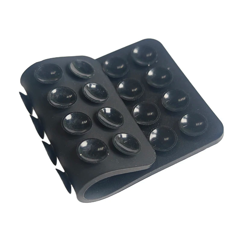 1Pc Silicone Suction Pad Double Sided For Mobile Phone Fixture Suction Cup Backed Adhesive Silicone Rubber Sucker Pad For Fixing